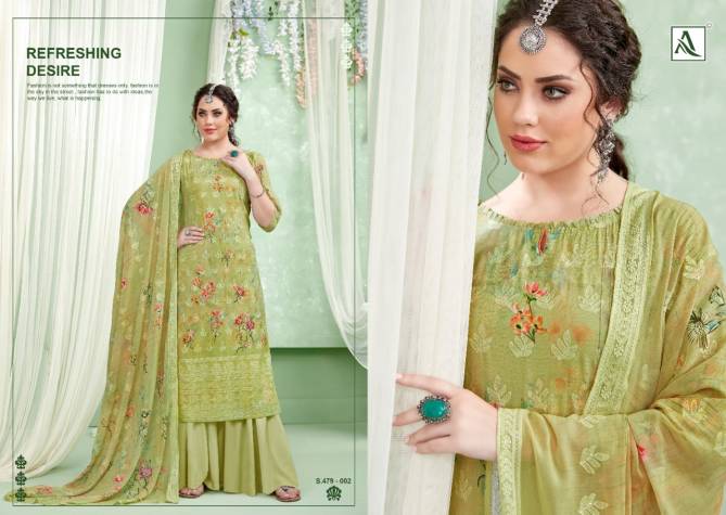 Alok Evanshi Latest fancy Festive Wear Pure Georgette Digital Printed  with self chiefly work Designer Dress Material Collection
