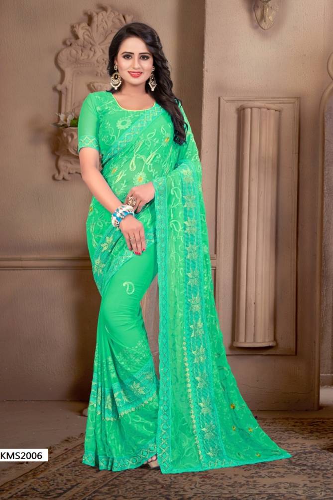 Kms Hit Series 2 Designer Bridal, Party Wear Wedding Sarees Collection With Embroidered Work 