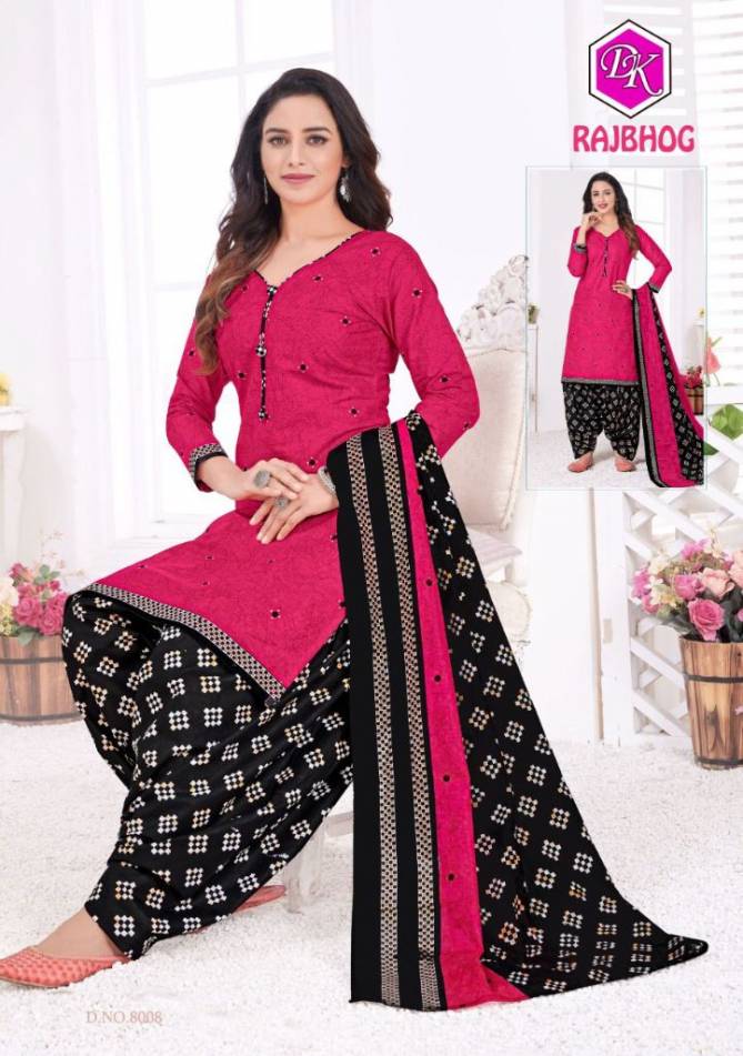 Dk Rajbhog 8 Designer Regular Wear Cotton Printed Latest Dress Material Collection