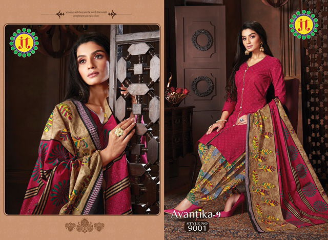 Jt Avantika 9 Casual Printed Regular Wear Pure Cotton Collection