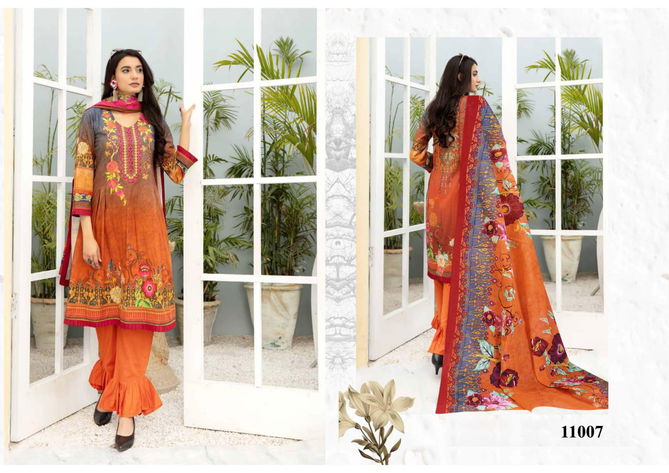 Iris 11 Latest Fancy Designer Casual Wear Cotton Karachi Dress Materials Collection
