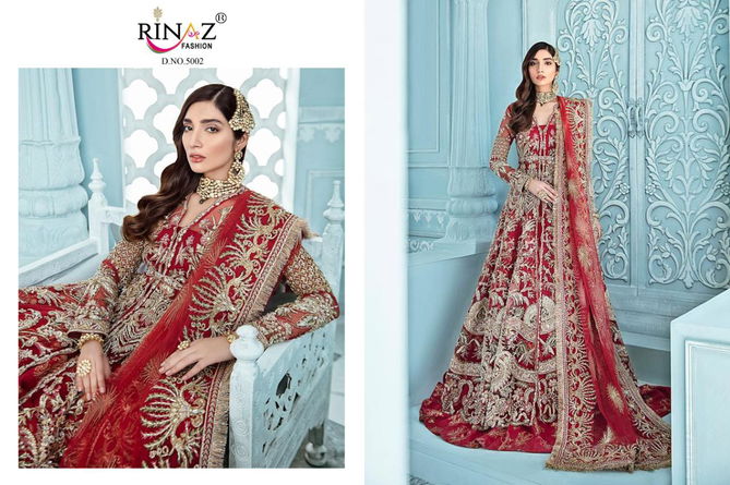 Rinaz Rim Zim 4 Heavy Wedding Wear Butterfly Net With Embroidery And Diamond Work Top With Dupatta Pakistani Salwar Suits Collection
