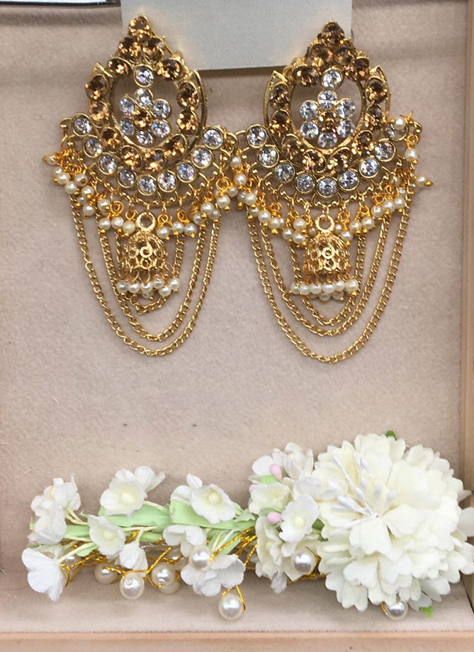 New Jhumka And Chain Design Earrings Collection For Party And Functions