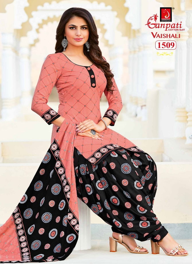 Ganpati Vaishali 1 Latest Pure Cotton Printed Casual Wear Dress Material Collection 