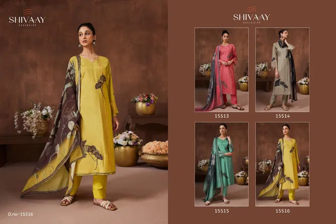 Sangini By Shivaay Viscose Muslin Printed Designer Dress Material Wholesale In India