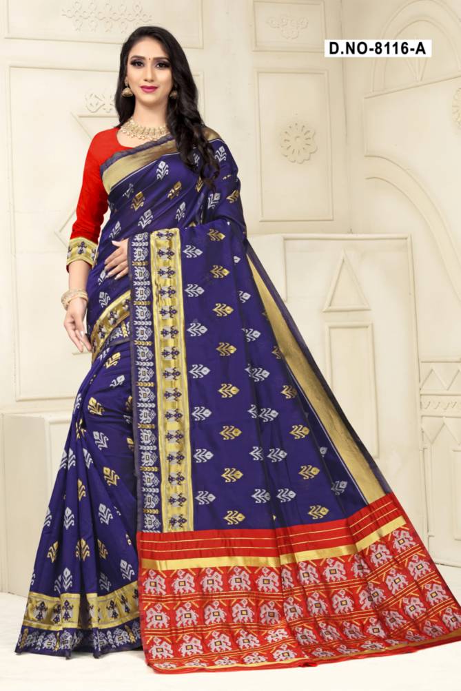 Panghat 8116 Latest Printed Festive Wear Handloom Silk Designer Saree Collection