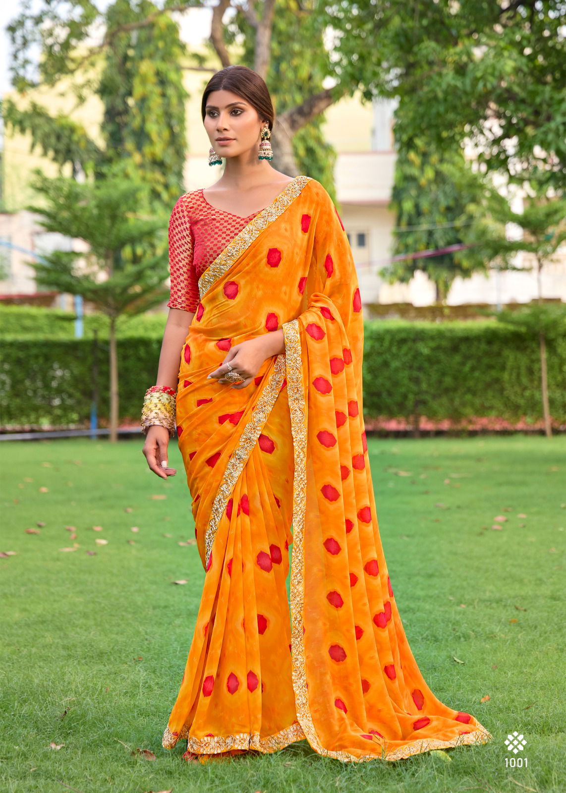 Bandhan By Stavan Weightless Embroidered Sarees Wholesale In India