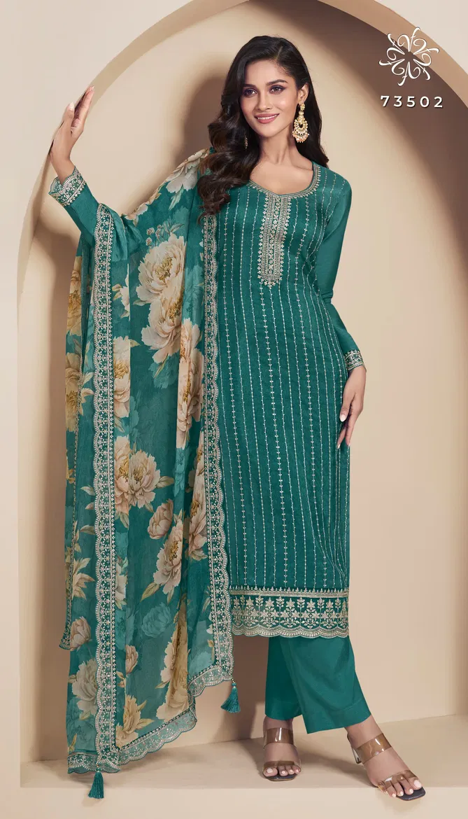 Dia By Vinay Kuleesh Moonga Silk Designer Salwar Suits Orders In India