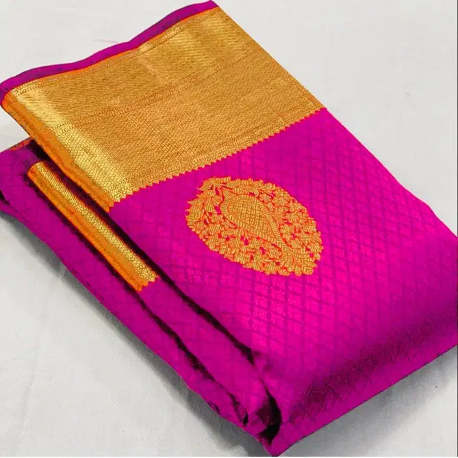 MF 1780 Designer Rich Pallu Lichi Silk Saree Exporters In India