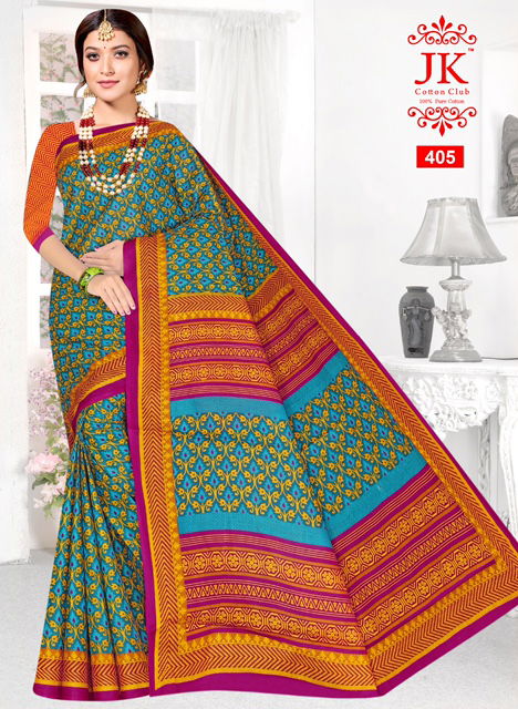 Jk Kangana 4 Cotton Printed Regular Wear Saree Collection
