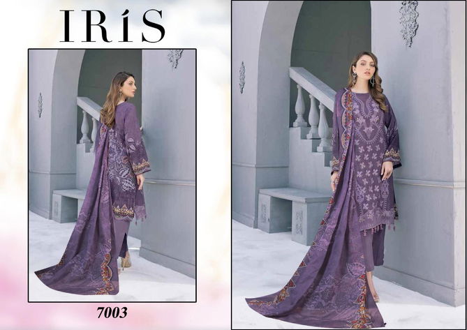 Iris Vol - 7 Latest Printed Casual Wear Pure Cotton Karachi Dress Material Collection