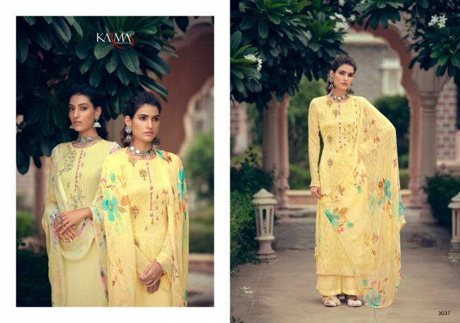 Karma Inayat 3 Festive Wear Georgette Embroidery Work Heavy Salwar Kameez Collection
