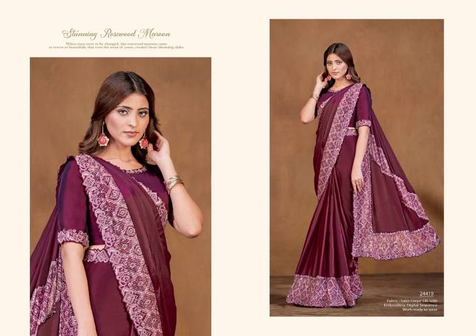 Adah Mohmanthan Royal By Mahotsav Party Wear Readymade Blouse Saree Orders In India