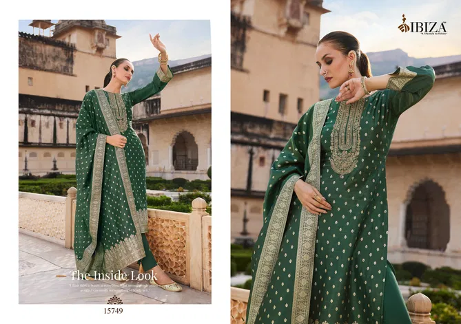 Tyohaar Ka Angan By Ibiza Banarasi Silk Salwar Kameez Orders In India