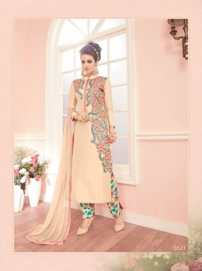 Kesari Kaia Vol-5 Fancy Designer Latest Heavy Festive Wear Pure Georgette Embroidery Work salwar Suit Collection