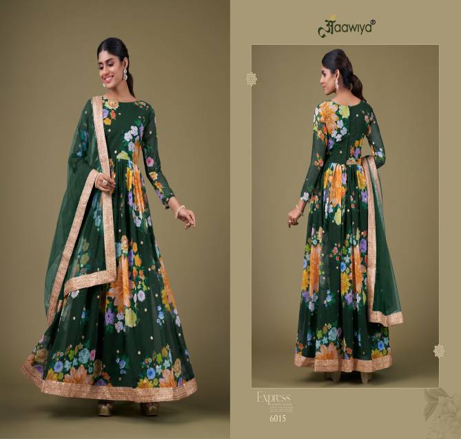 Floral Vol 1 By Aawiya Long Anarkali Readymade Suits Wholesale Online