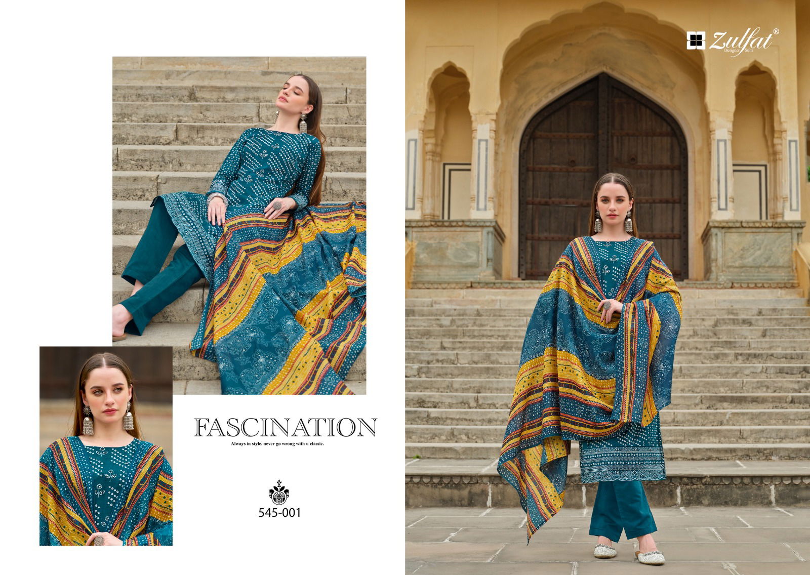 Tania By Zulfat Heavy Printed Pure Cotton Dress Material Wholesale Market In Surat