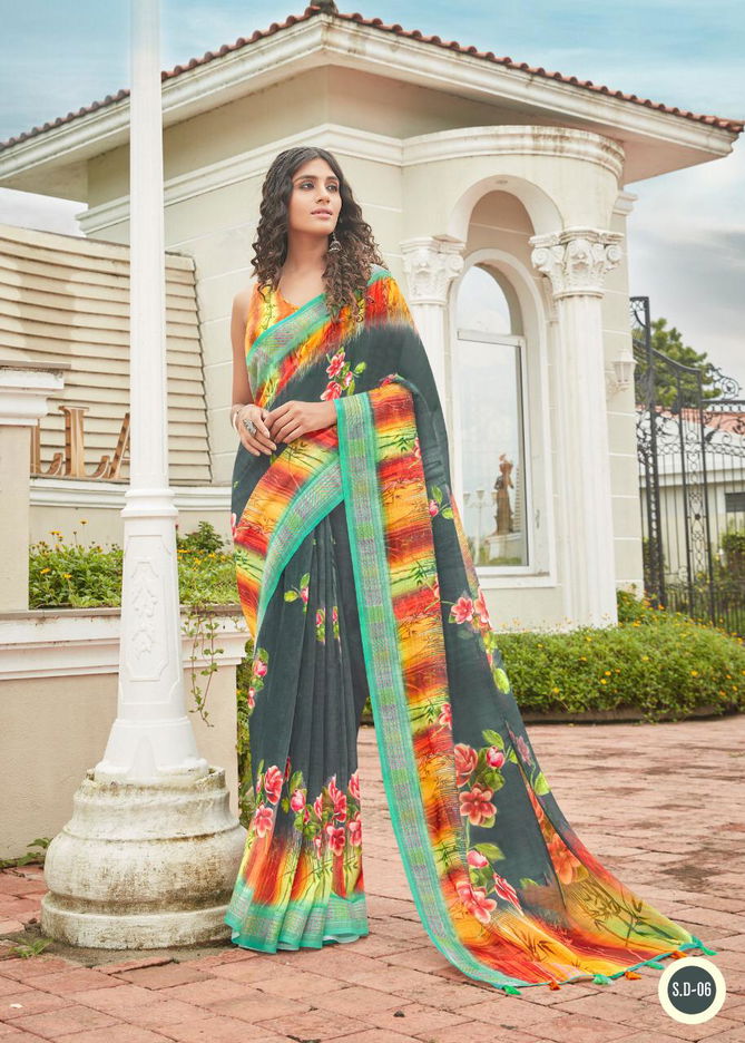 Siddharth Silver Latest Designer Party Wear Saree Collection 