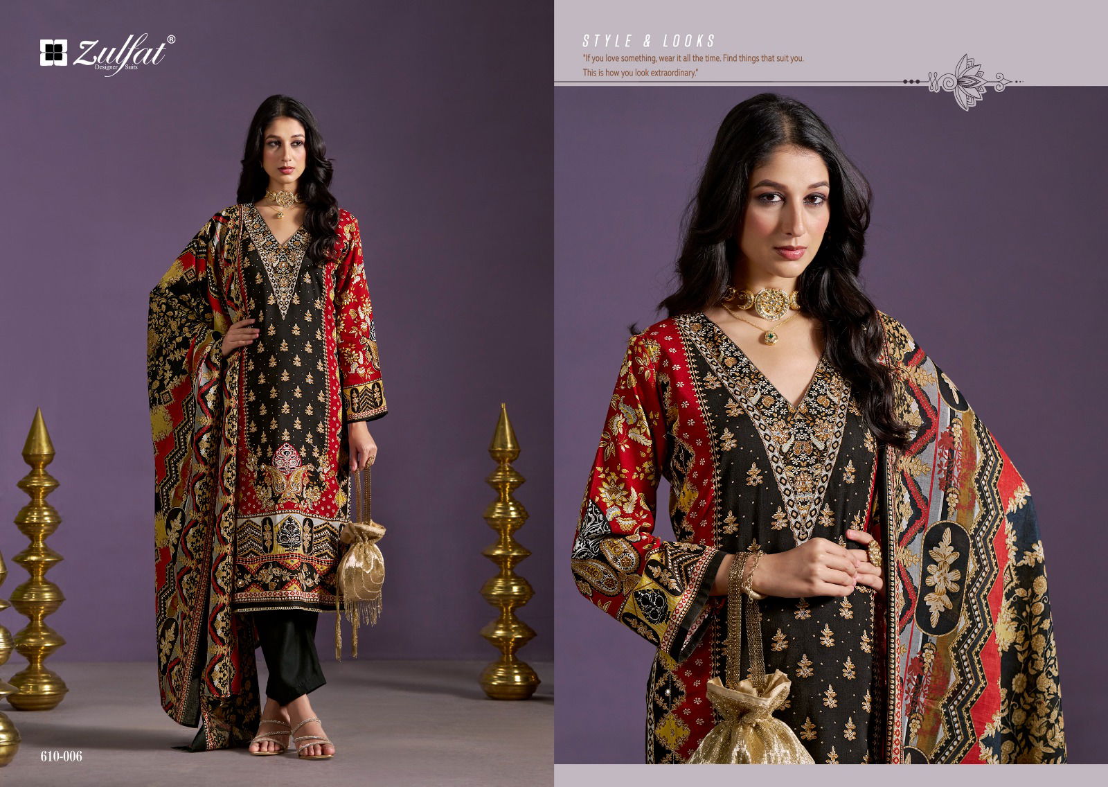 Aayat Vol 10 By Zulfat Viscose Digital Printed Dress Material Exporters In India