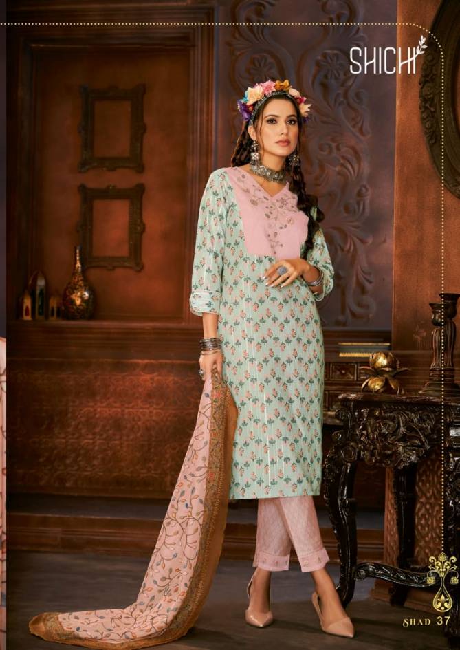 Shichi Adaa Collection Exclusive Wear Regular Wear Ploly Ready Made signature-1-casual-daily-wear-cotton-fancy-designer-kurti-With Collection