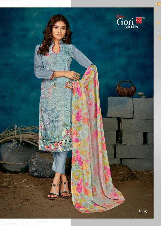 Gori Good News Vol 2 Exclusive Heavy Digital Printed Work Cotton Dress Material Collection 