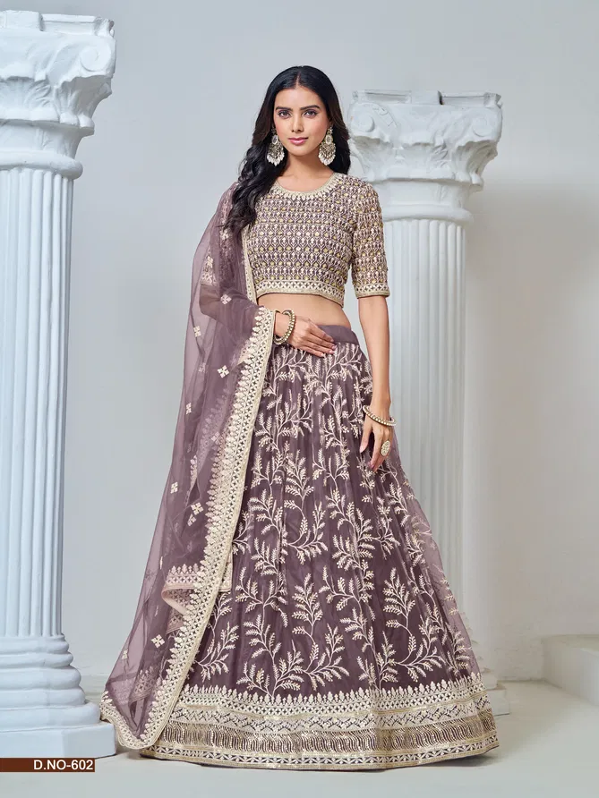 Mehvish Vol 6 Net Designer Wedding Wear Lehenga Choli Wholesale Online