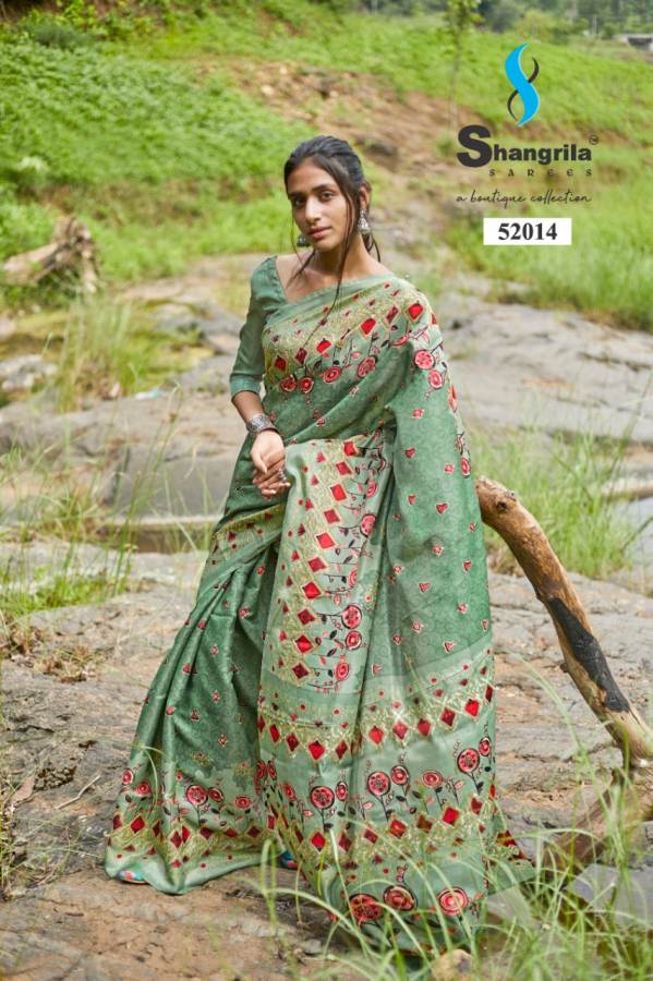 Shangrila Rashmi Latest Designer Digital printed Party Wear And Regular Wear Georgette Saree Collection 