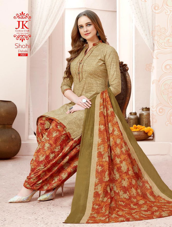 JK Shahi Patiyala 7 Latest fancy Designer regular wear Cotton Printed Dress Material Collection
