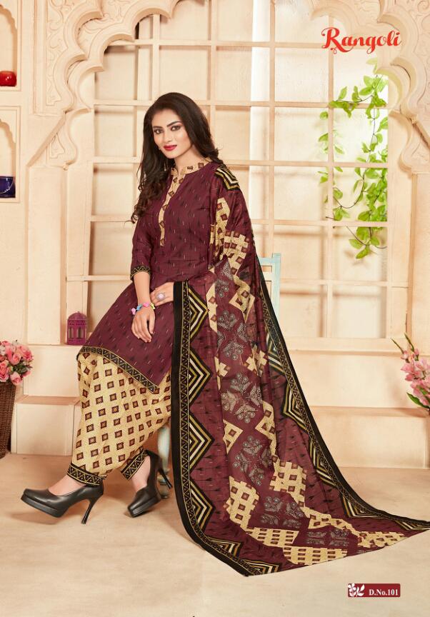 Kc Rangoli Patiyala 1 Latest Casual Regular Wear Printed Pure Cotton Collection