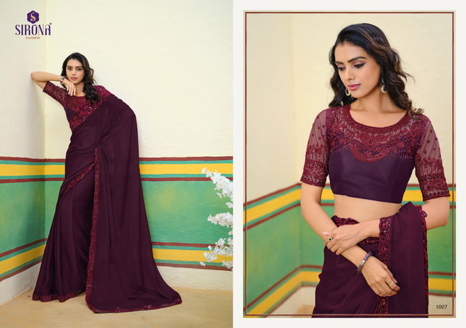 Arisaa By Sirona Georgette Designer Party Wear Sarees Orders In India