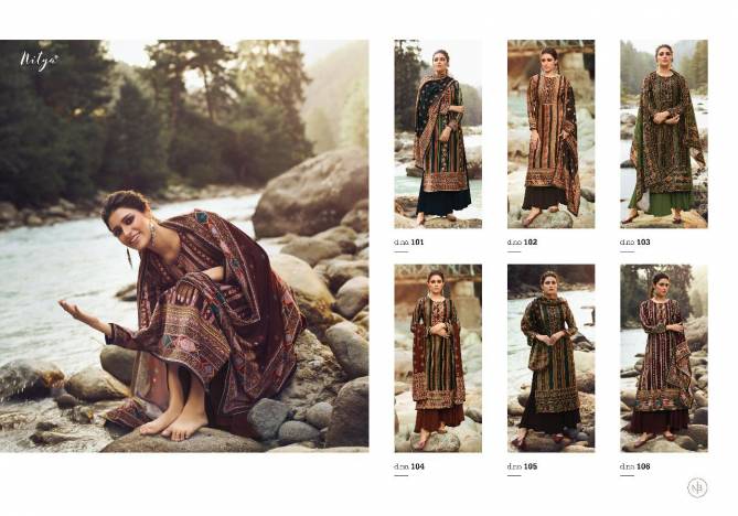 Nitya Velvet Vol 1 Latest Designer Full Printed Stylish Dress Material Collection 