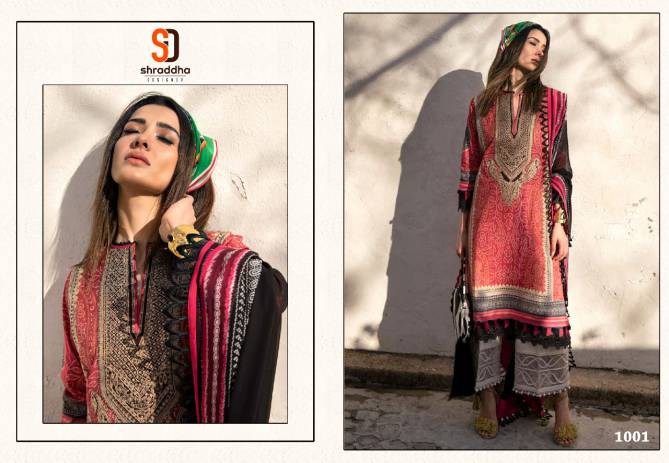 Shraddha Sana Safinaz Muzline Spring 1 Festive Wear Pakistani Salwar Suits Collection