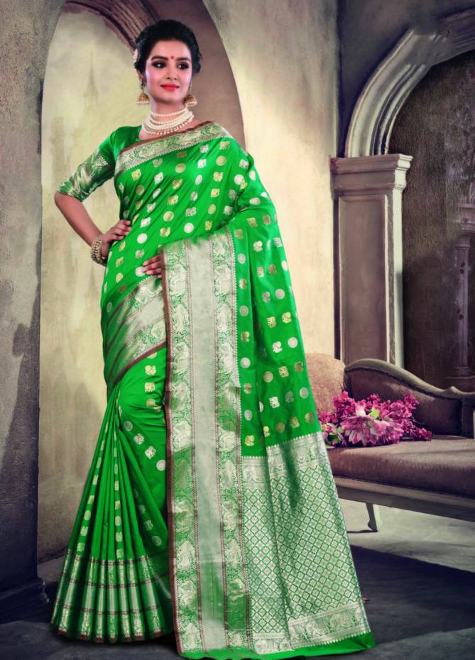 Sangam Kadambari Latest Exclusive Designer Festive Wear Soft Silk Sarees Collection