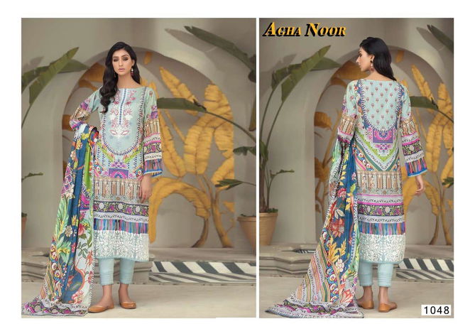 Agha Noor 4 Fancy Designer Casual Wear Printed Salwar Kameez Collection
