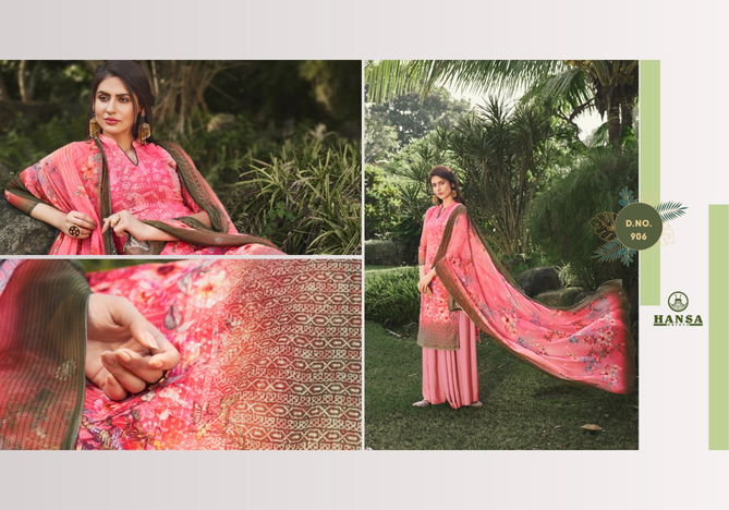 HANSA VANSHIKA Latest fancy Festive Wear Georgette Digital Print With Work Heavy Salwar Suit Collection