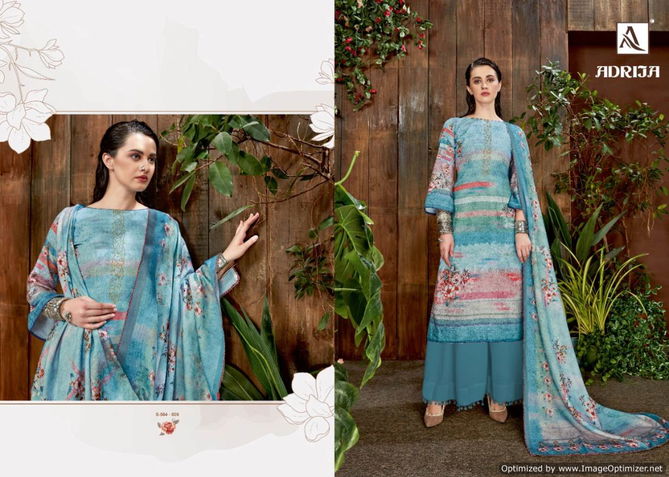 Alok Adrija Latest Casual Wear Pure Wool Pashmina Digital Print with Swarovski Diamond Work Dress Material Collection 