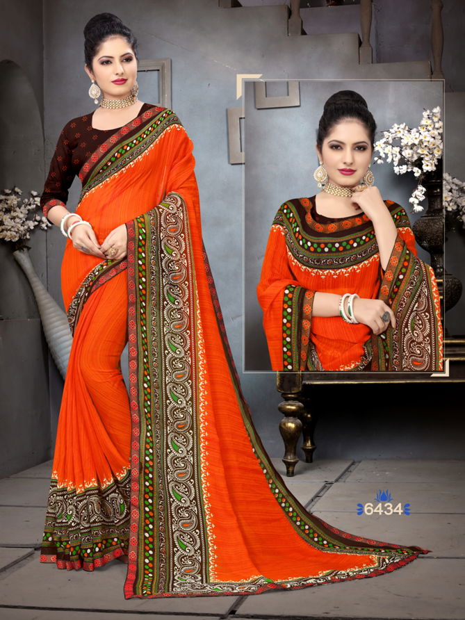 Haytee Advance Booking 12 Latest Daily Wear Heavy Dani Printed Saree Collection