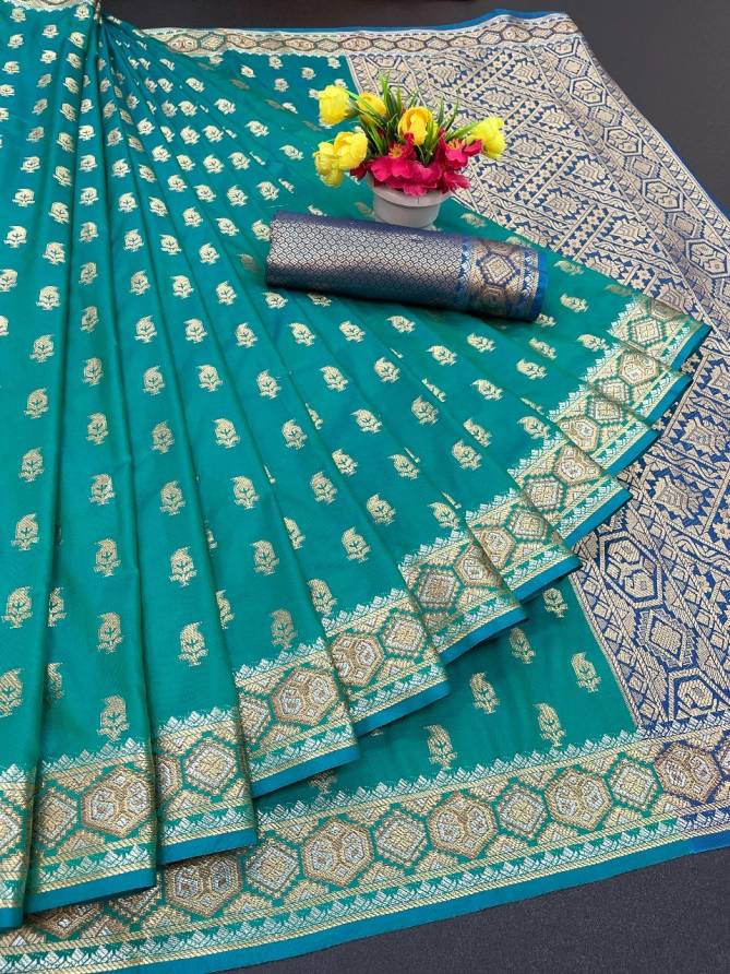Maahi 51 Latest Fancy Party Wear Banarasi Silk Designer Saree Collection