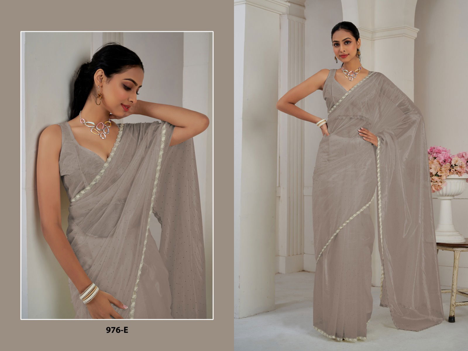 Mehek 976 A TO M Organza Designer Party Wear Sarees Suppliers In India