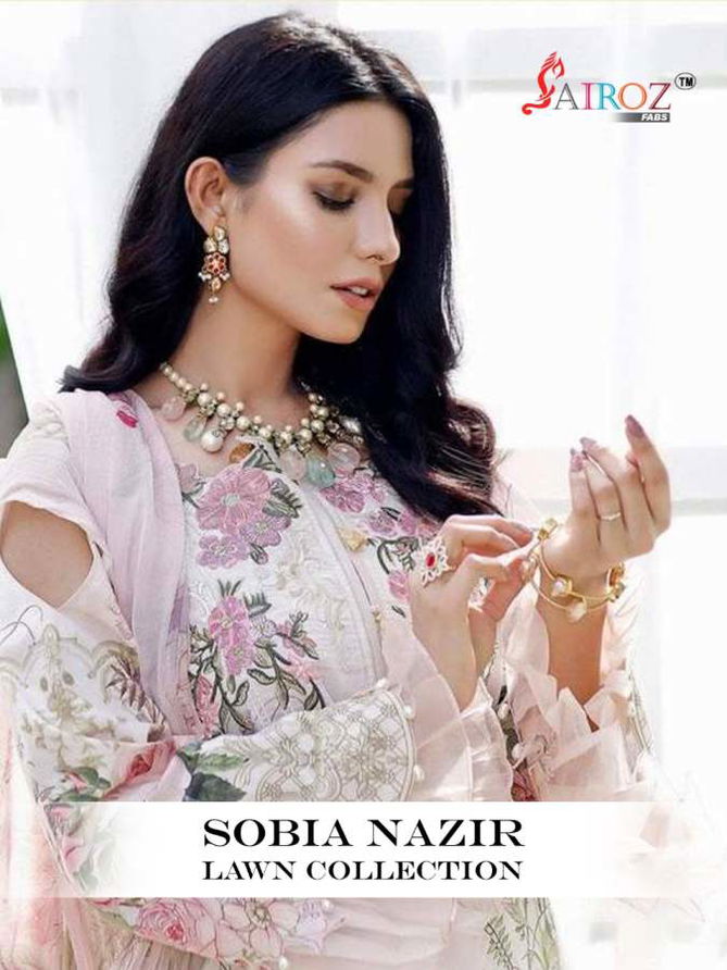 Sairoz Nazir Cotton Digital Printed Festive Wear Pakistani Salwar Kameez Collection
