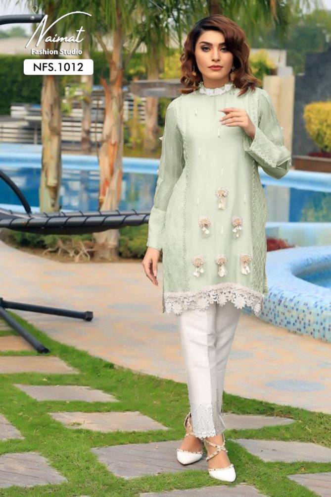 Naimat Fashion Studio 1012 Georgette Fancy Party Wear Top With Bottom Collection
