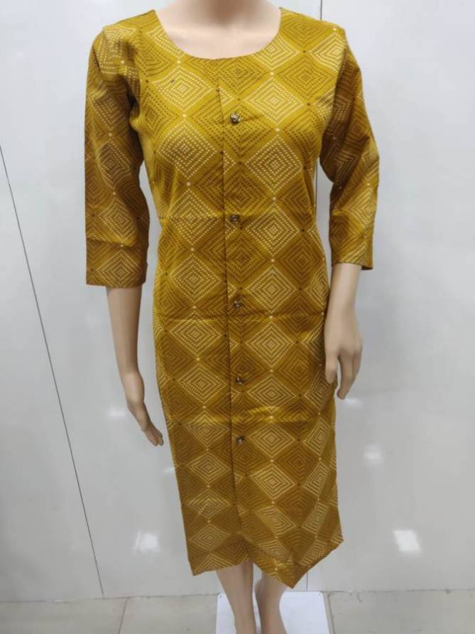 Latest Casual Office Wear Printed Pure Cotton Kurtis Collection 