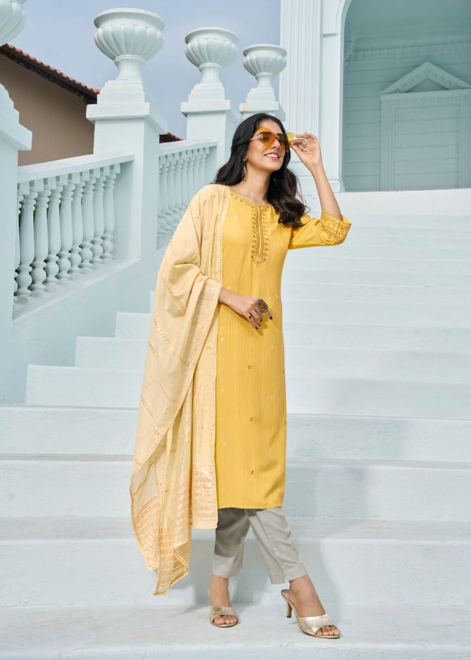 Ekaya By Wanna Pure Viscose Readymade Suits Catalog