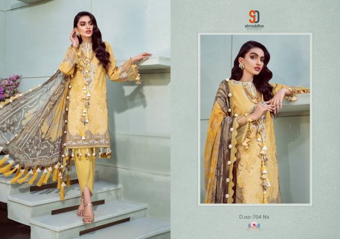 Shraddha Vintage 7 Nx Printed Karachi Cotton Designer Dress Material Collection