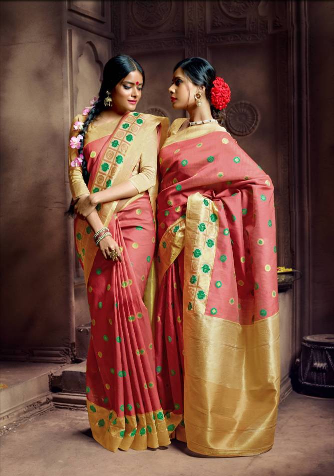 Sangam Veena New Exclusive Casual Festival Wear Designer Pure Banarasi Silk Sarees Collection