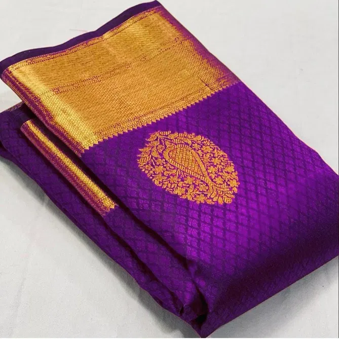 MF 1780 Designer Rich Pallu Lichi Silk Saree Exporters In India