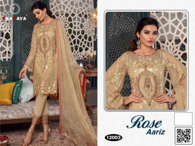 Shanaya Rose Aariz Latest Festive Wear Heavy Faux Georgette Heavy Handwork Pakistani Salwar Suits Collection
