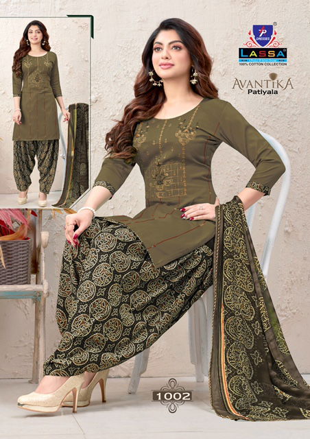 Arihant Lassa Avantika Latest fancy Designer Regular Casual Wear Printed Patiyala Dress Material Collection
