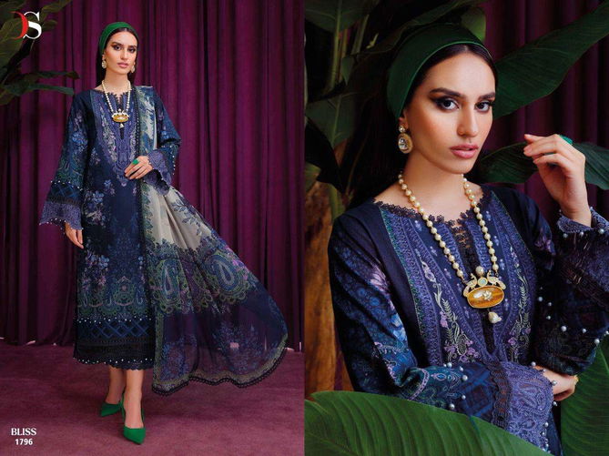 Bliss Vol 4 By Deepsy Suit Pasmina Embroidery Salwar Kameez Suppliers In India