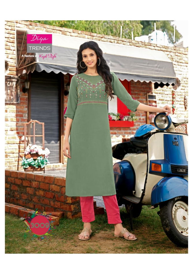 Forever 3 Latest Fancy Designer Ethnic Wear Classy Look Stylish Kurti With Bottom Collection
